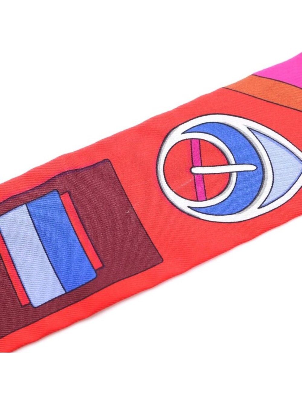 Hermes Carre en Boucles Twill Silk Scarf - Picture 4 of 6